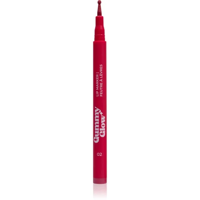 LAMEL Gummy Glow Lip Marker fix na rty pro dlouhotrvající efekt odstín 02 1.6 ml