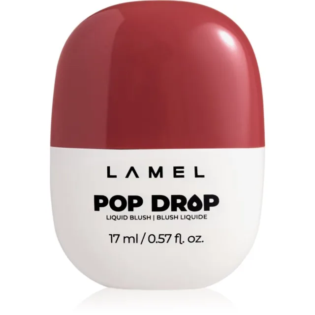 LAMEL Pop Drop Liquid Blush tekutá tvářenka odstín 02 Rosewood 17 ml
