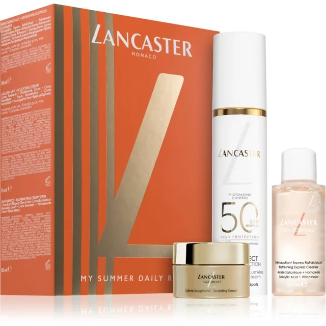 Lancaster Skin & Sun Daily Routine dárková sada pro perfektní pleť