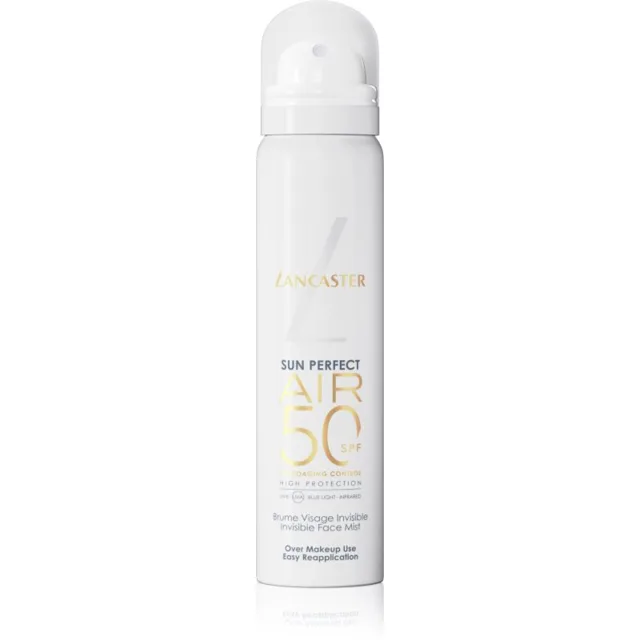 Lancaster Sun Perfect Air Invisible Face Mist pleťová mlha pro pobyt na slunci SPF 50 75 ml