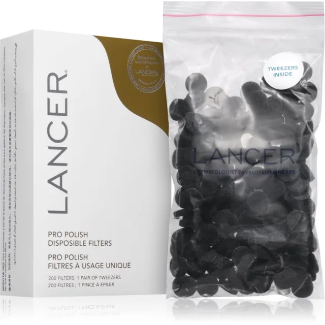 LANCER PRO POLISH MICRODERMABRASION DEVICE FILTERS náhradní filtry + pinzeta 1 ks
