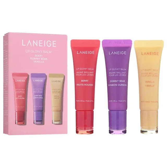 Laneige Dárková sada Lip Glow Balm Trio