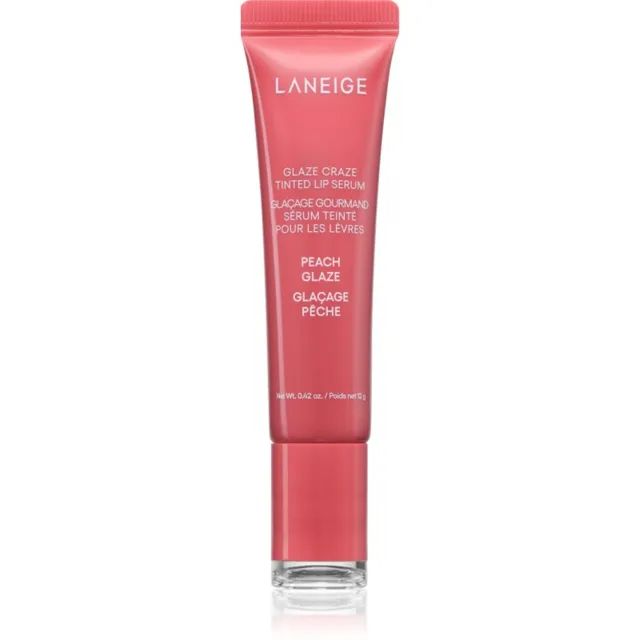 LANEIGE Glaze Craze Tinted Lip Serum tónovací balzám na rty odstín Peach Glaze 12 g