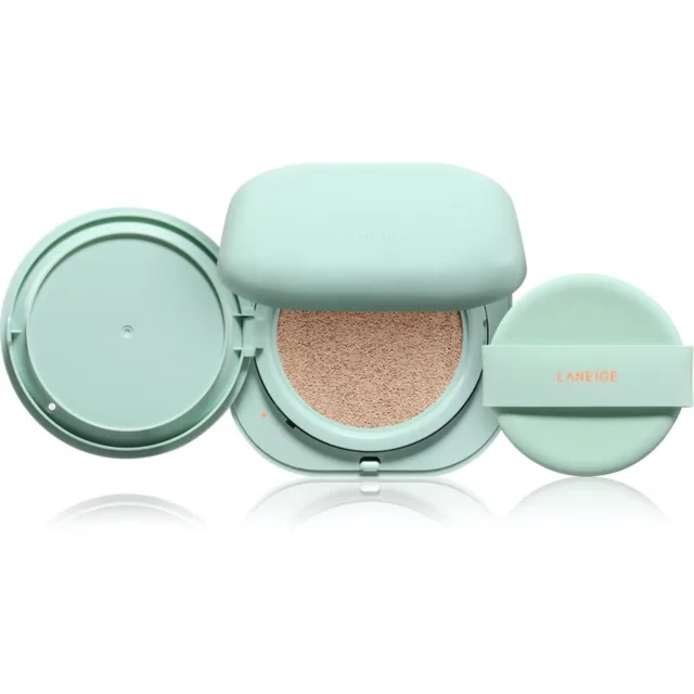 LANEIGE Neo Cushion Matte kompaktní matující make-up + náhradní náplň odstín 13N1 Ivory 2x15 g