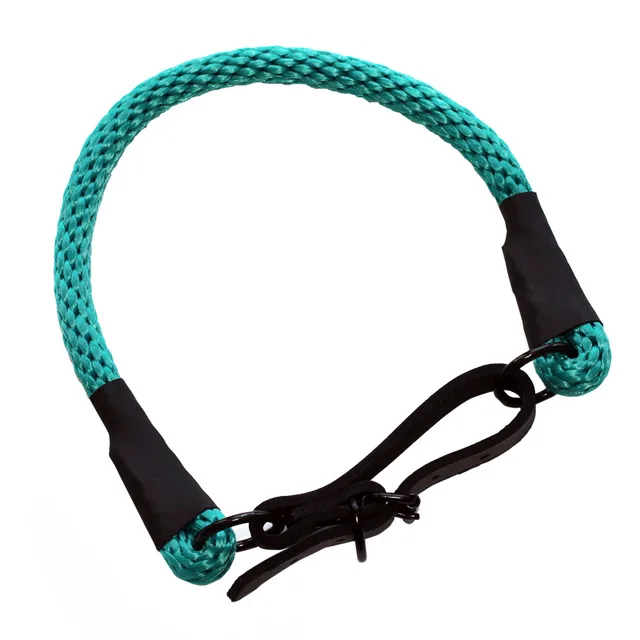 Lanový obojek Heim, tyrkysový - vel. 40: obvod krku 33-38 cm, Ø 12 mm