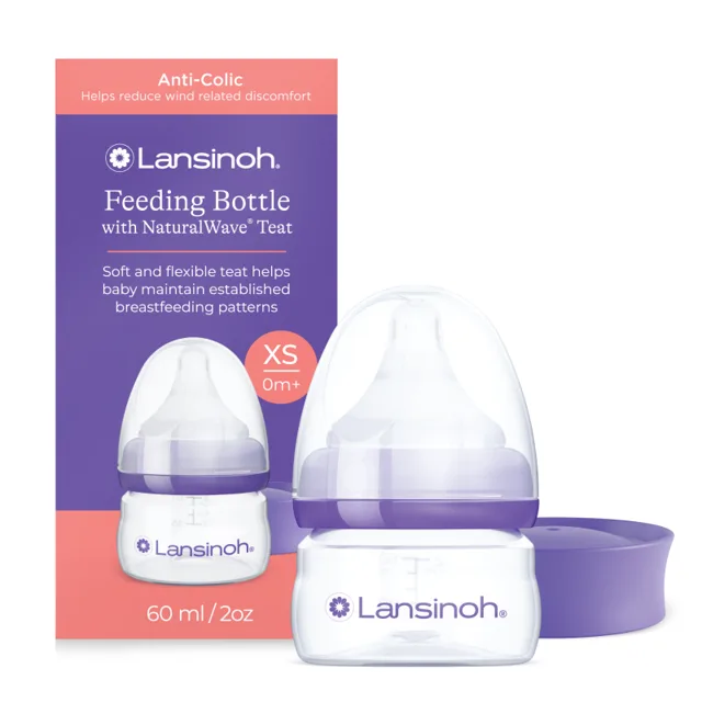 Lansinoh kojenecká láhev 60ml s NaturalWave TM savičkou (XS)