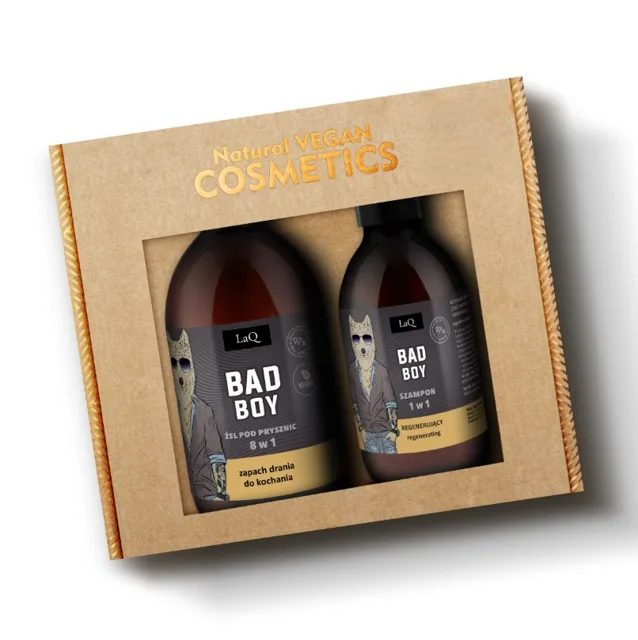 LaQ Bad Boy sprchový gel 500 ml + šampon na vlasy 300 ml sada