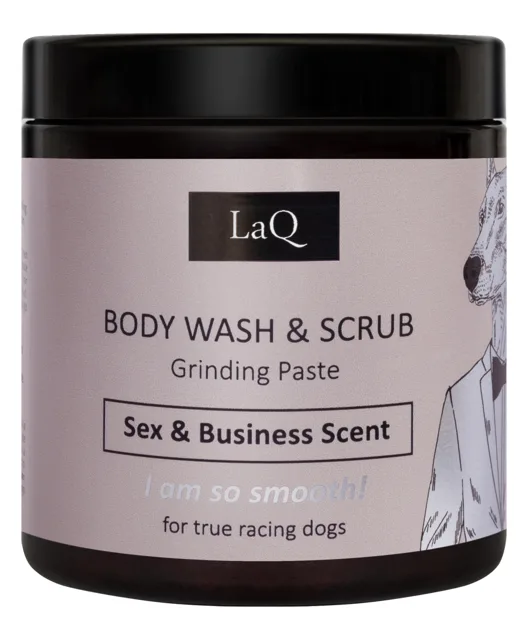 LaQ Sex &amp; Business sprchová mycí pasta a scrub 220 g