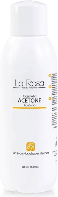 LaRosa La Rosa Acetone Odstraňovač lepidla na nehty 500 ml