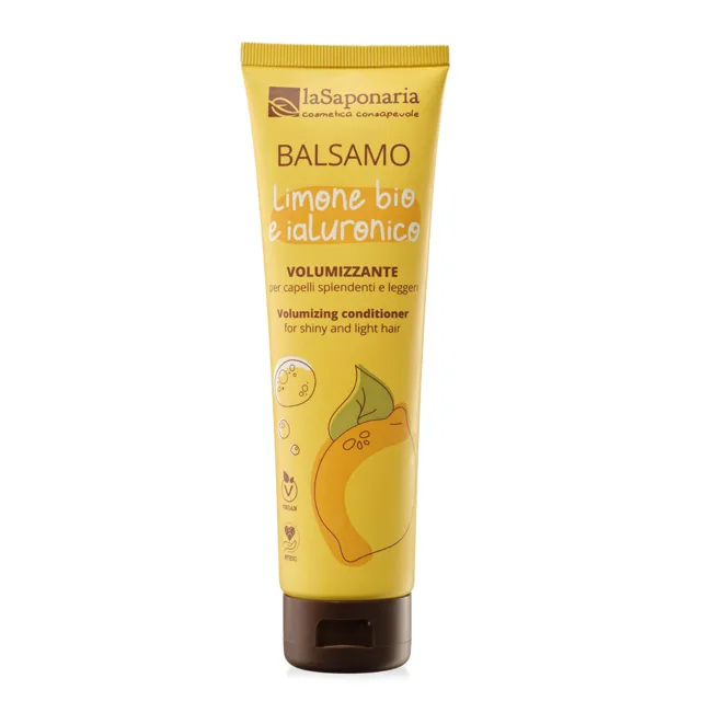 laSaponaria Kondicionér pro objem vlasů s citronem a kyselinou hyaluronovou 150 ml