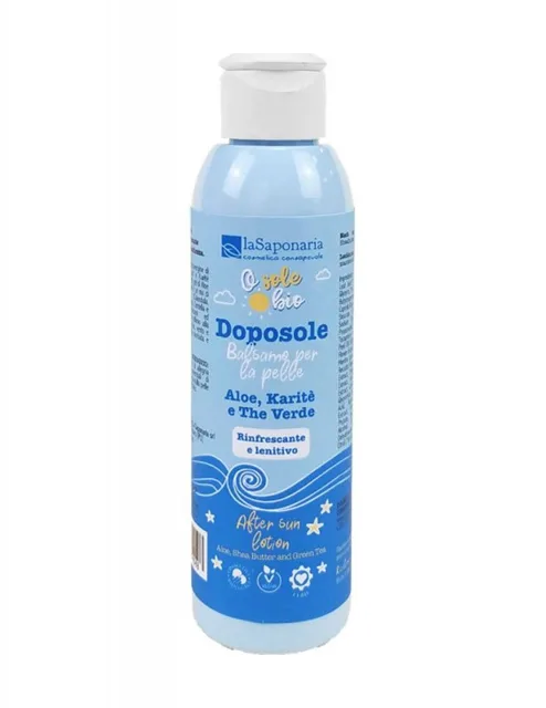 laSaponarie - Zklidňující tělové mléko po opalování BIO, 150 ml