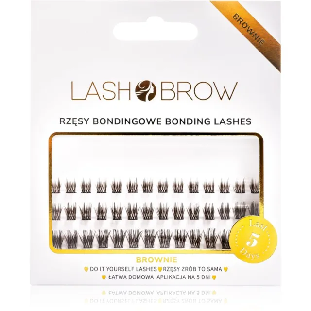 Lash Brow Bonding Eyelashes trsové nalepovací řasy Basic Brownie 1 ks
