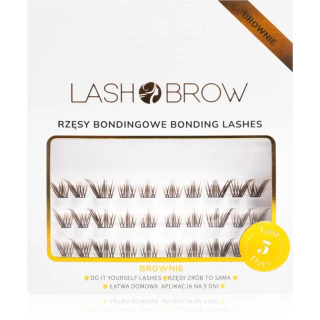 Lash Brow Bonding Eyelashes trsové nalepovací řasy Foxy Brownie 1 ks