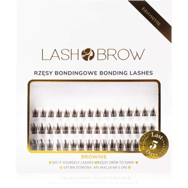 Lash Brow Bonding Eyelashes trsové nalepovací řasy Iconic Brownie 1 ks