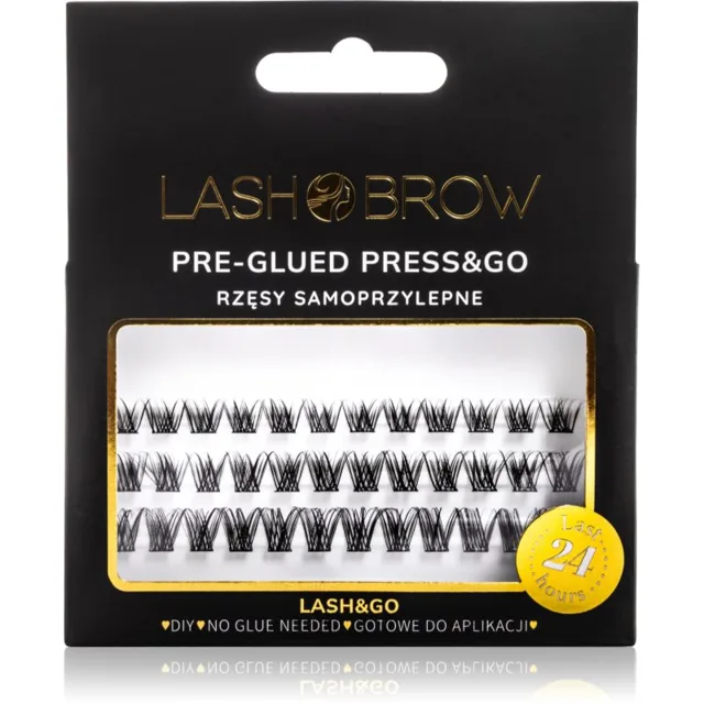 Lash Brow Press&Go Self-Adhesive Eyelashes samolepící trsové řasy Everyday 1 ks