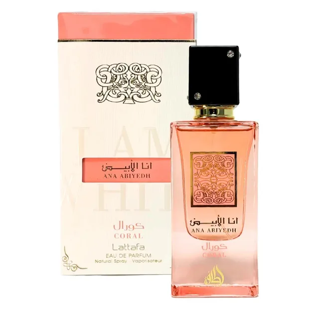 Lattafa Ana Abiyedh Coral parfémovaná voda unisex 60 ml Stav: nový (ve fólii)