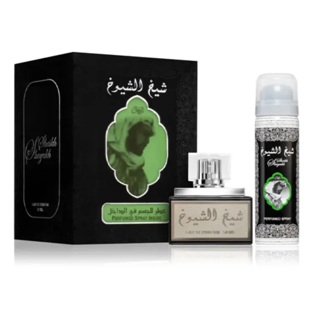 Lattafa Sheikh Al Shuyukh Black EDP unisex parfémovaná voda 50 ml + deodorant-EXP 07/26
