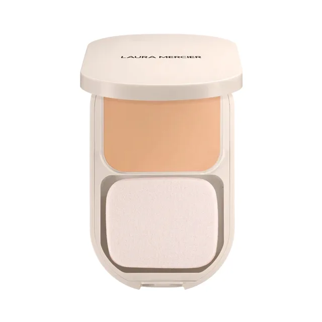 Laura Mercier Matující make-up Real Flawless Feather Matte Powder Foundation 7,6 g 2W Creme Caramel