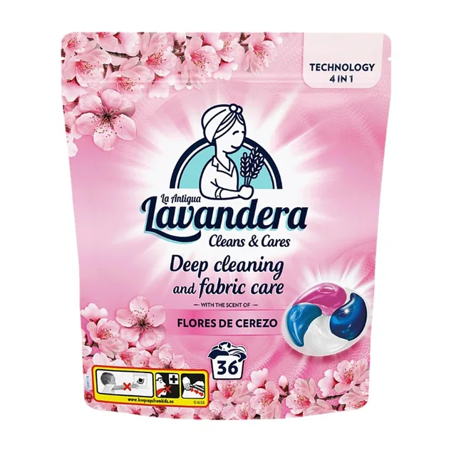 LAVANDERA Prací kapsle Třešňové květy 36 ks