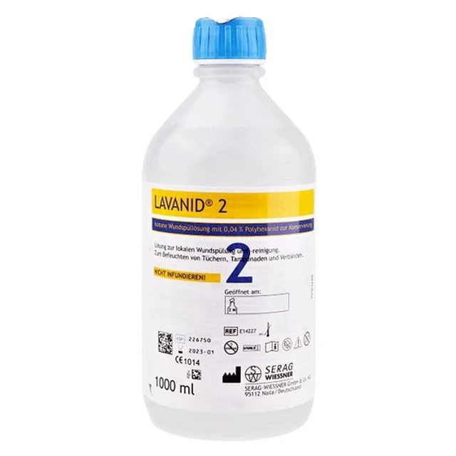 LAVANID 2 Ring roztok 0.04%1000 ml, poškozený obal
