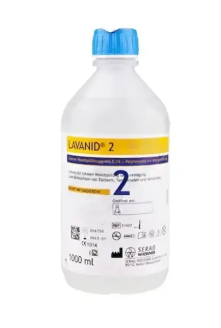 Lavanid 2 Ringerův roztok s 0.04% polyhexanidu 1000 ml