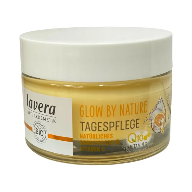 lavera Glow By Nature denní krém s Q10 a vitamínem C 50 ml