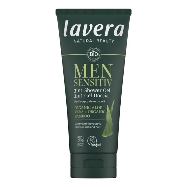 Lavera Pánský sprchový gel Sensitive 3v1 200 ml