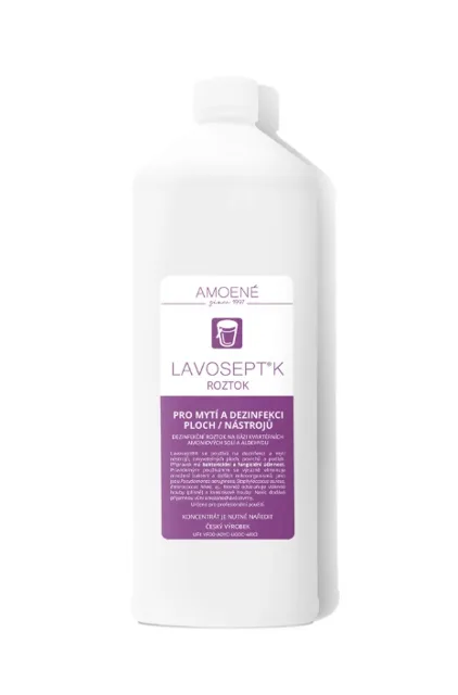 Lavosept K Podlahy koncentrát na dezinfekci ploch a nástrojů s vůní citronu 500 ml