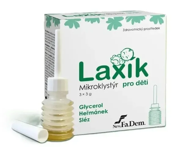 Laxik mikroklystyr pro děti 3x3g