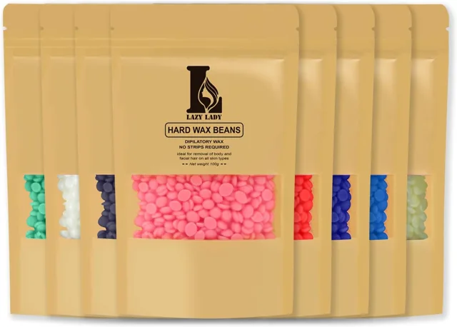 LAZY LADY depilační voskové boby 300 g - bílé mléko