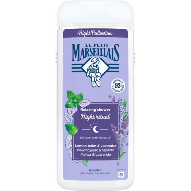 Le Petit Marseillais Night Collection Meduňka & Levandule relaxační sprchový gel 650 ml