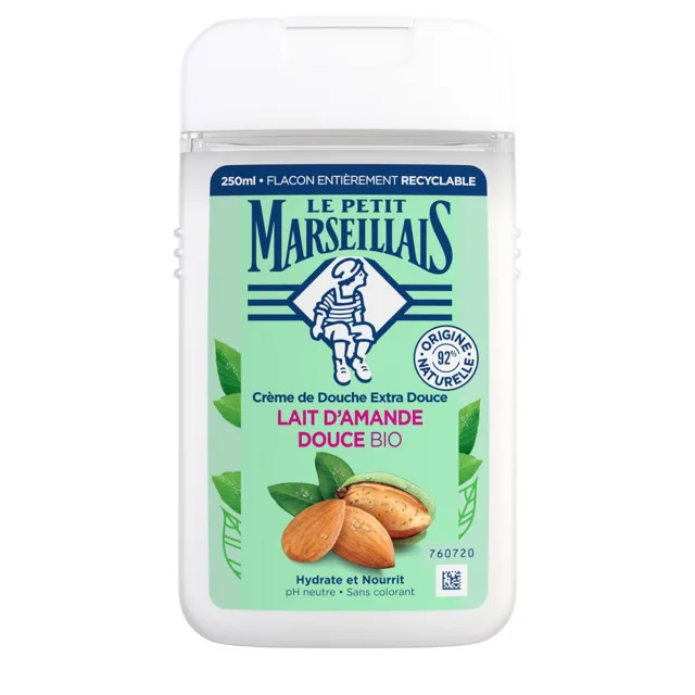 LE PETIT MARSEILLAIS Sprchový krém se sladkým mandlovým mlékem 250ml