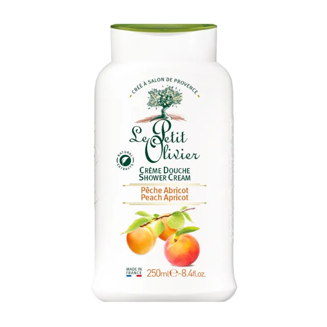 Le Petit Olivier Sprchový krém Broskev a meruňka 250 ml