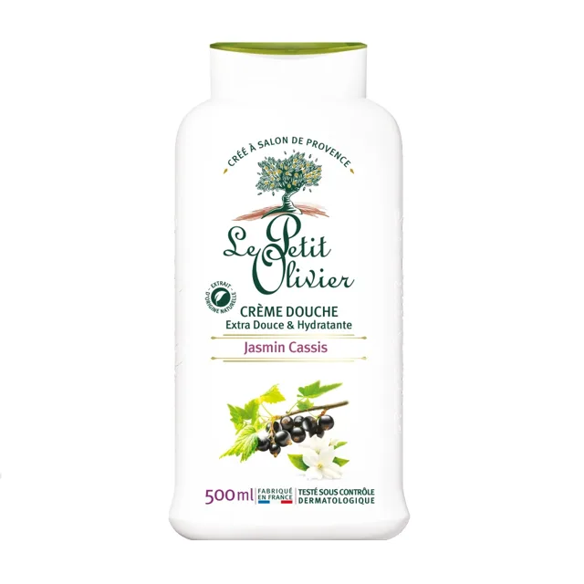 Le Petit Olivier Sprchový krém Jasmín a černý rybíz 500 ml