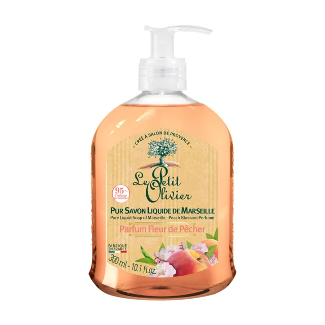 Le Petit Olivier Tekuté mýdlo broskvový květ 300 ml