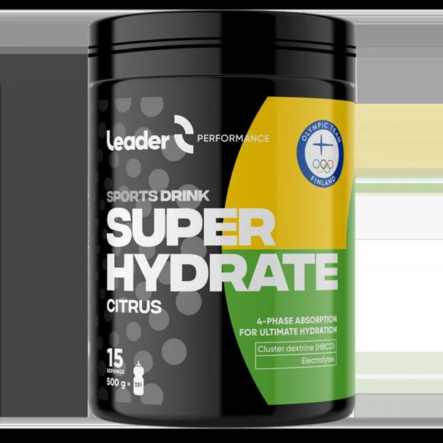 LEADER Sports Drink Super Hydrate 500g - citrus