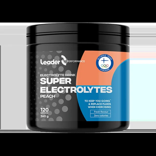 LEADER Super Electrolytes 360g - broskev