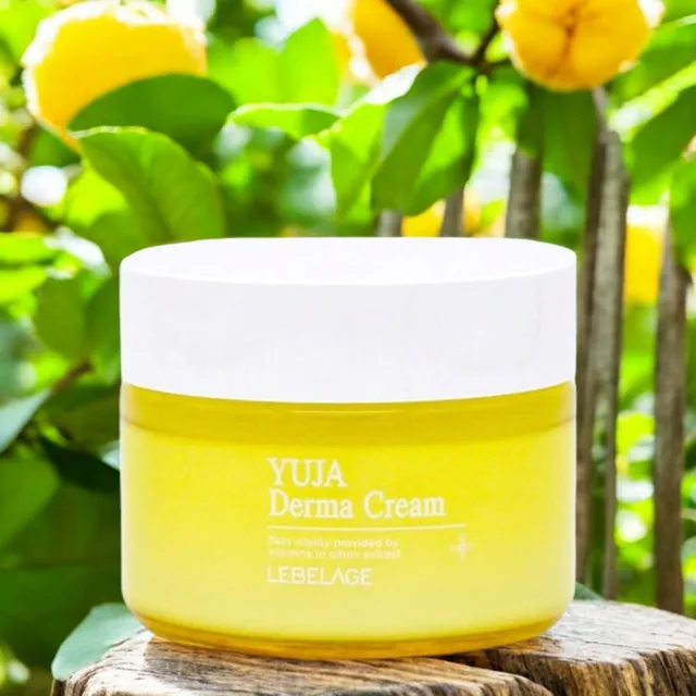 LEBELAGE - Yuja Derma Skin Cream - Rozjasňující krém s vitaminem C - 50 ml