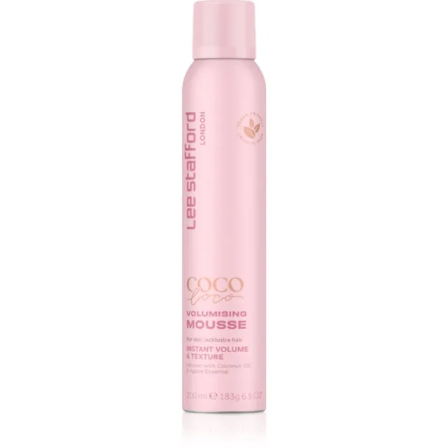 Lee Stafford CoCo LoCo Agave luxusní objemová pěna pro jemné a zplihlé vlasy 200 ml