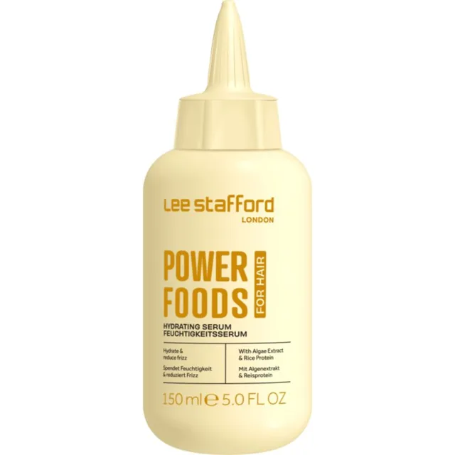 Lee Stafford Powerfoods Hydrating Serum vlasová kúra pro lesk a hebkost vlasů 150 ml
