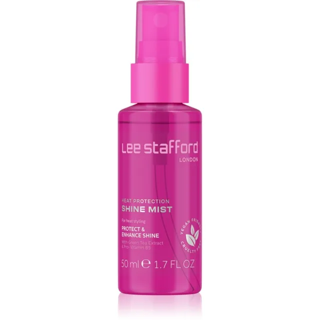 Lee Stafford Styling Heat Protection Shine Mist sprej pro ochranu vlasů před teplem 50 ml