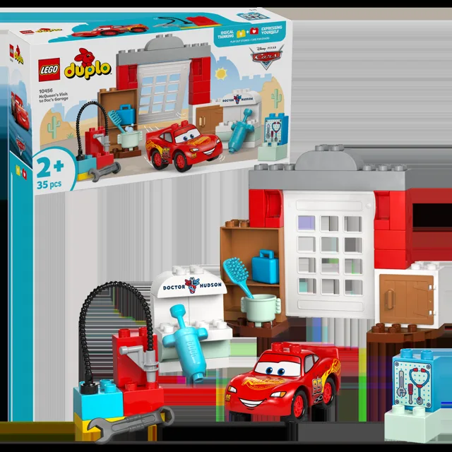 LEGO® DUPLO │ Disney 10456 McQueen a návštěva v garáži doktora Hudsona
