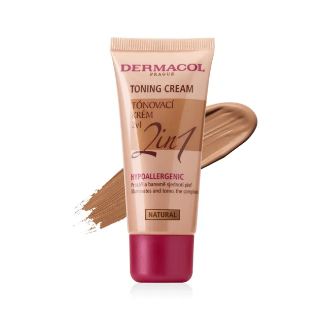 Lehký tónovací krém 2v1 Natural Dermacol - Oficiální e-shop Dermacol