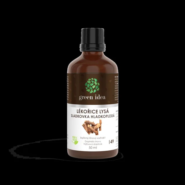 Lékořice – tinktura – kapky 50 ml – Green idea