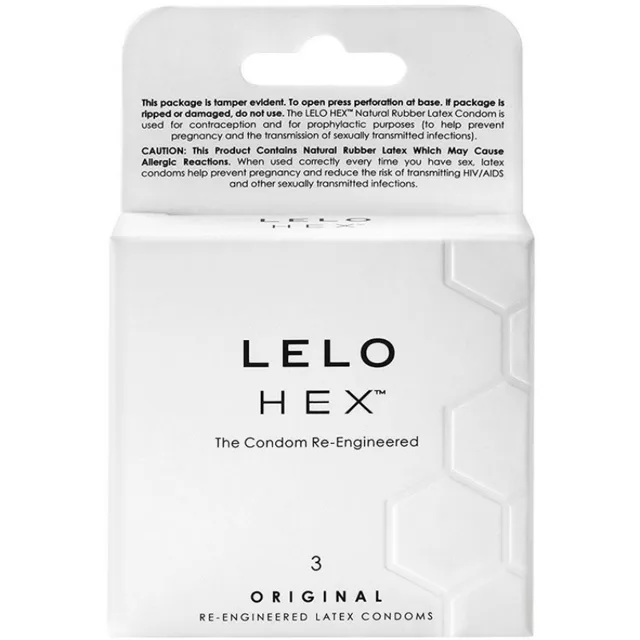 LELO Hex Original – klasické kondomy (3 ks)