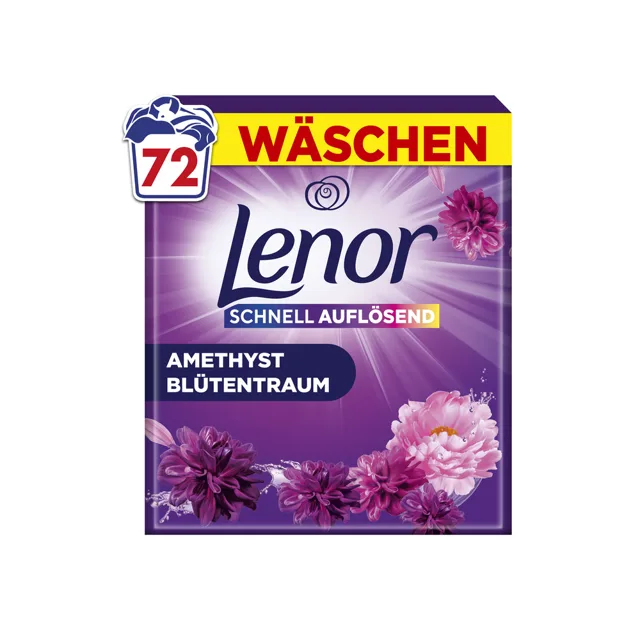 Lenor Color Amethyst prací prášek 3,6 kg 72 praní