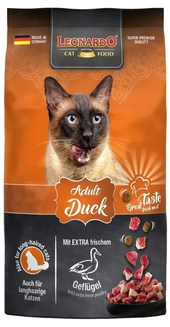 LEONARDO Adult Duck &amp; Rice krmivo pro kočky s kachnou a rýží 1,8 kg