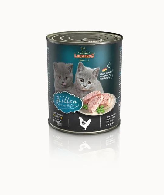 LEONARDO Kitten Bohaté na drůbež 800g