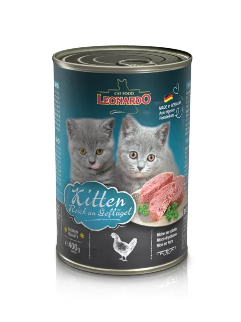 LEONARDO Kitten bohaté na kuřecí maso 400 g