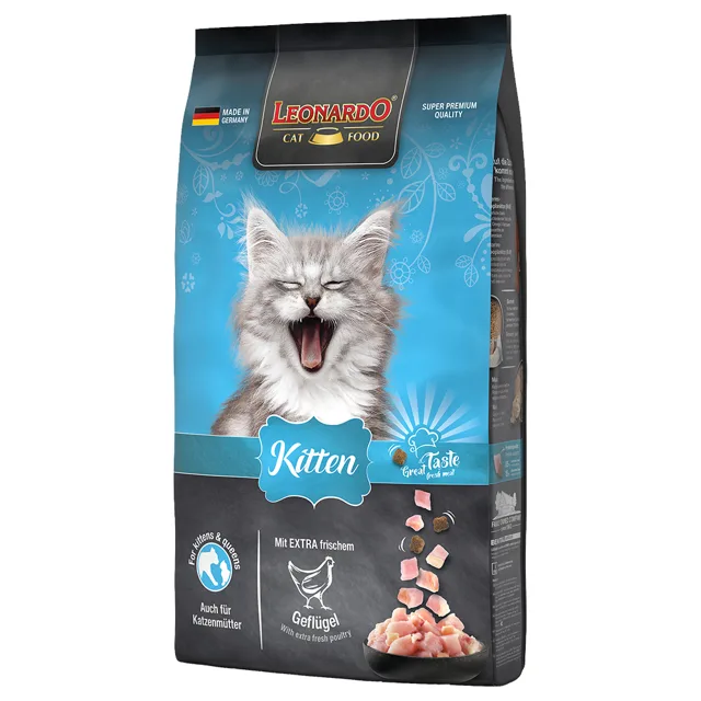 Leonardo Kitten - Výhodné balení: 2 x 7,5 kg